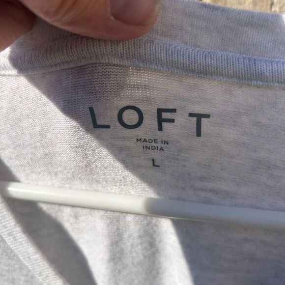 Loft bodysuit long sleeve vneck size large - Picture 4 of 7